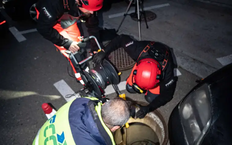 Espacios confinados con dron