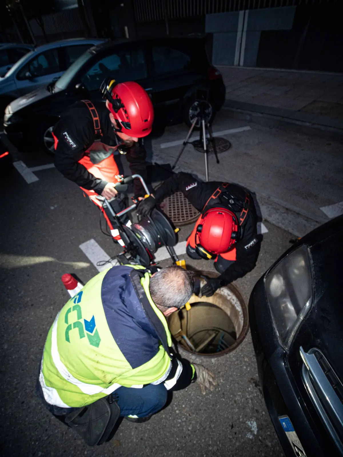 Espacios confinados con dron
